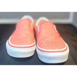 Kids Vans sz 11.5 pink and glitter